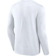 thumbnail image 3 of Men's Fanatics White Seattle Kraken Breakaway Combo Long Sleeve T-Shirt, 3 of 3