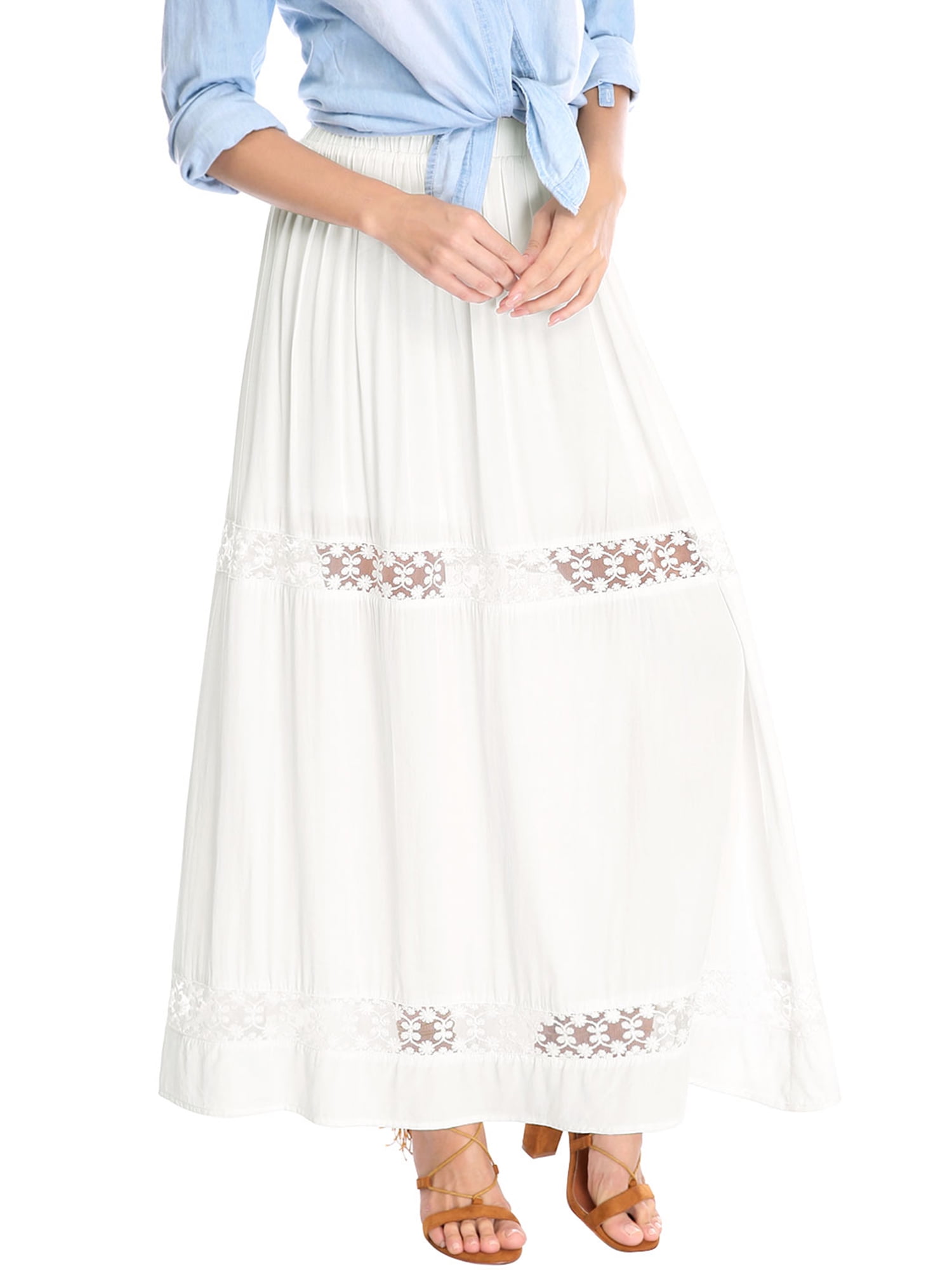 elastic waist maxi