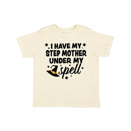 

Inktastic I Have My Step Mother Under My Spell with Cute Witch Hat Gift Toddler Boy or Toddler Girl T-Shirt