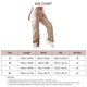 thumbnail image 2 of Women Baggy Pants Elastic High Waist Large Pocket Loose Fitting Casual Long Trousers for Daily Wear Apricot L, 2 of 2