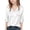 White, variant on CCRFTGI Girls Tops Size 7-8 3/4 Length Sleeve Cute Satin Silk With Bowknot Print T-Shirt Girls Fashion V-Neck Tshirts Casual Fall Spring Outfit Light Purple 9-10 Years