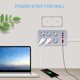 thumbnail image 5 of 10-In-1 Power Strip Multi Outlet Socket with 1.2-Meter Long Cord 6 Outlet 4 USB Port for Home Office Hotel EU Plug, 5 of 5