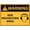 Warning Sign 1, variant on Caution Equipment Starts Automatically Spanish Metal Sign 8"x12" Rust Free Aluminum - Indoor Outdoor Use for Fence Yard, Bilingual Equipment Sign