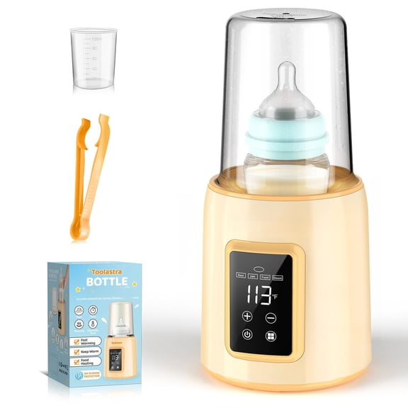 Bottle Warmer - Heats Drinks & Food, 24H Warmth, 113°F Max Temp, 2H Auto Power Off