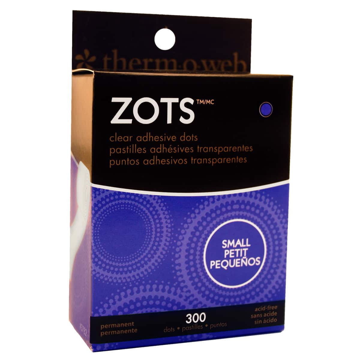 Zots Machine 12 Packs: 300 ct. (3600 total) Therm O Web Zots™ Clear Adhesive Dots ...