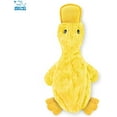 thumbnail image 2 of Best Pet Supplies Crinkle Dog Toy for Small, Medium, and Large Breeds, Cute No Stuffing Duck with Soft Squeaker, Fun for Indoor Puppies and Senior Pups, Plush No Mess Chew and Play - Yellow, 2 of 4