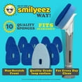 thumbnail image 2 of Smilyeez Blue Non-Scratch Sponge Refills for use with Dish Daddy (Reg. TM) Dishwand (10 Pack) Dishwand Refills - Sponge Replacement Head, 2 of 12