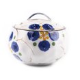thumbnail image 1 of Qeeadeea Ceramic Sugar Pot With Lid, Solid Print Pattern Sugar Bowl With Spoon, Porcelain Spice Jar, Kitchen Decoration Storage-G-14oz, 1 of 6