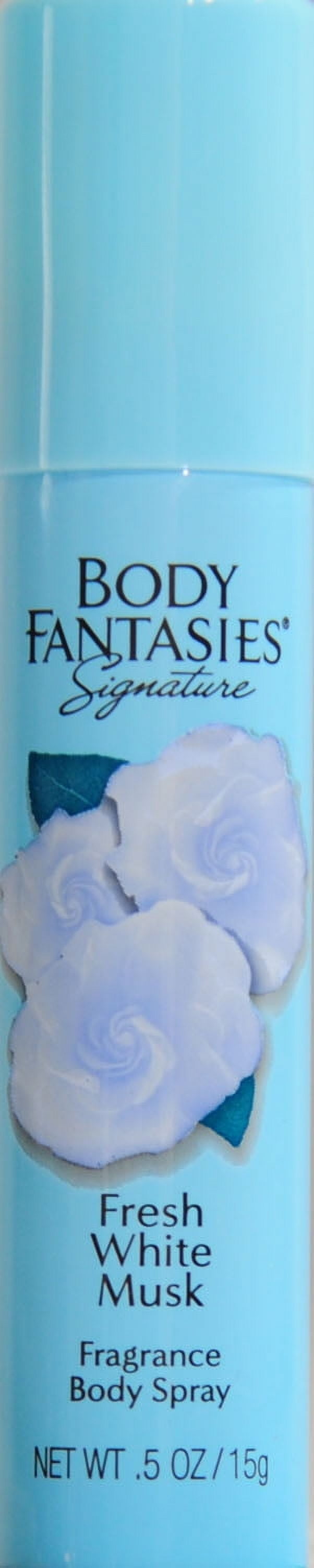 Body Fantasies Signature Fresh White Musk Unisex Body Spray, 0.5 fl. oz.