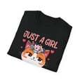 thumbnail image 4 of Just A Girl Who Loves Cats Floral Cat Lover T-Shirt, 4 of 4