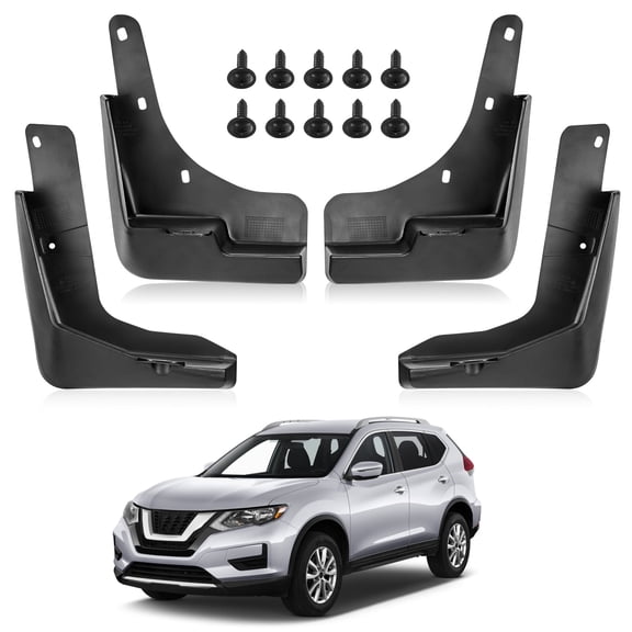 SPEEDWOW Mud Flaps Splash Guards Mudguards Mudflaps Compatible with Nissan Rogue 2014-2020, 4PCS Front & Rear Side