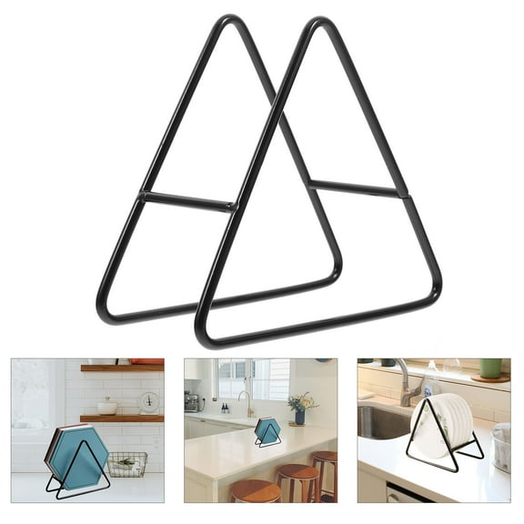 SWETRACE 1Pack Black Coaster Storage Holder for Kitchenware Organizer and Home Use