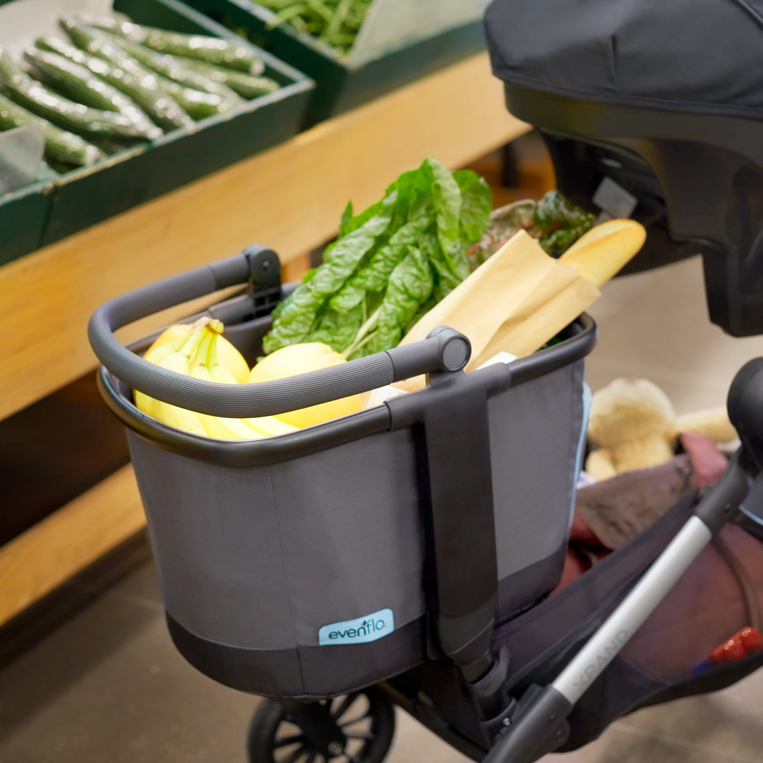 uppababy hingham RIDGE V2 Jogging Stroller + Bassinet V3 Panthers Bud Light Super link handed fold fits in Color:Rock Muncher