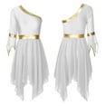 thumbnail image 7 of DPOIS Women's Praise Dance Overlay and Tunic Worship Dance Dress White XXL, 7 of 7