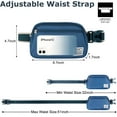 thumbnail image 3 of RSAquar Belt Bag Fanny Packs for Women and Men with Adjustable Waist and Crossbody Strap for Walking, Hiking, Running Workouts, and Daily Travel, Cute Designer Fashion, Blue, 3 of 6