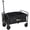 Black, variant on Outsunny Collapsible Folding Wagon Cart, Utility Garden Cart, Black