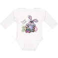 thumbnail image 3 of Inktastic Happy Easter Bunny Rabbit Boys Long Sleeve Baby Bodysuit, 3 of 5