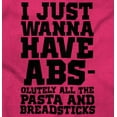 thumbnail image 2 of Want Abs Funny Working Out Cardio Gym Plus Size Crewneck Graphic Tee Shirt Brisco Brands 3X, 2 of 5