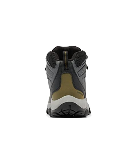 Columbia Men's Newton Ridge Plus II Waterproof Hiking Boot Shoe, Graphite/Black, 16