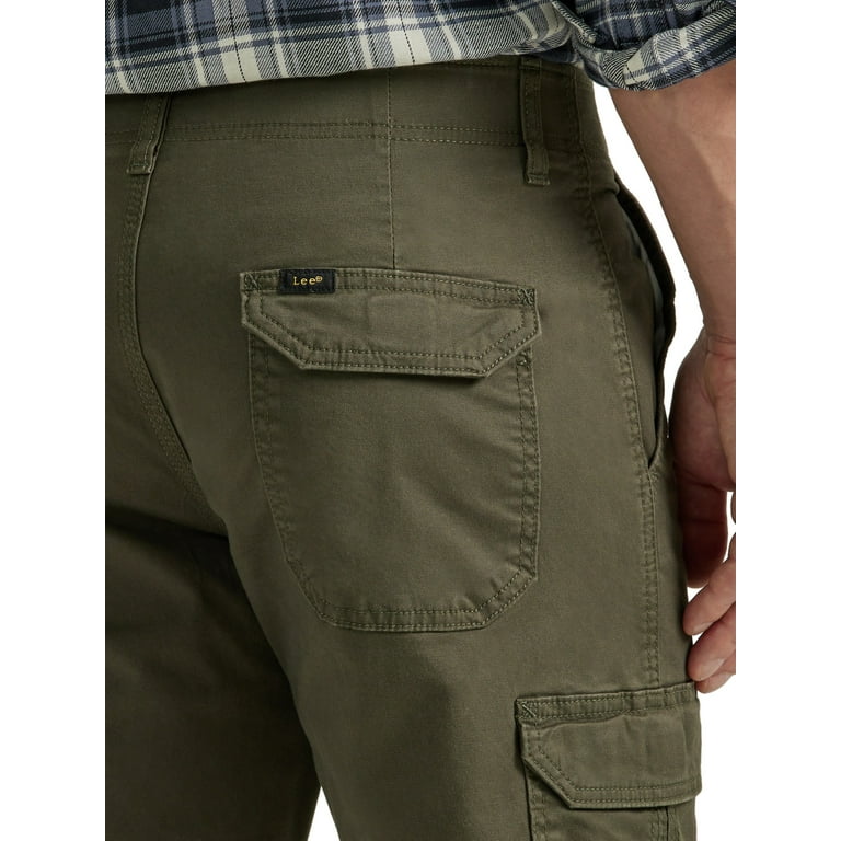Lee Men's Extreme Comfort Cargo Twill Pant Straight Fit