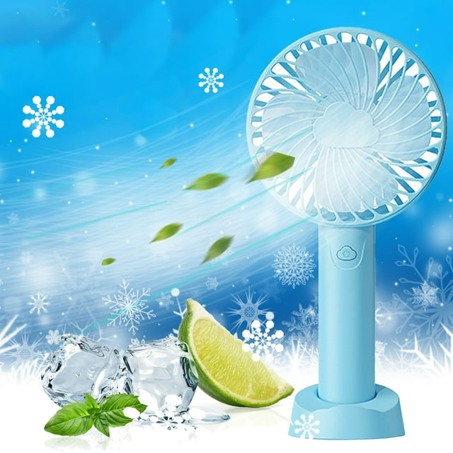 Fiudx Ventilador de Mano, Recargable Por Usb, Mini Ventilador de Escritorio con Potente Flujo de Aire, Diseño Compacto y Elegante, Modelo Nube, Ideal para Uso En Interiores y Exteriores, Ideal para D