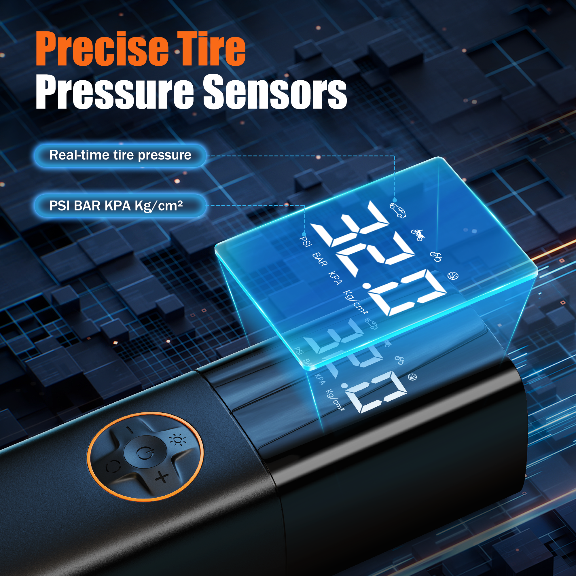 Aomboo Cordless Tire Inflator 150PSI photo 3