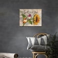thumbnail image 2 of Hummingbird Sunflower Wall Art Bird Flower Pictures Wall Decor Christian God Gave Me You Canvas Prints Framed Artwork Paintings Home Decorations For Bathroom Bedroom Living Room 16"x12", 2 of 6