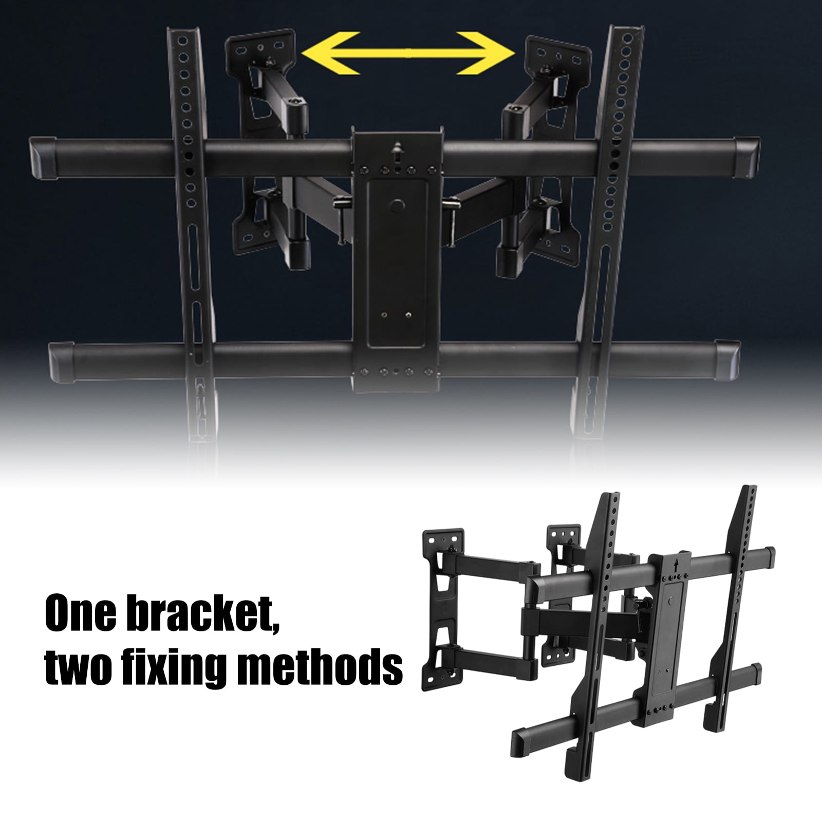 Heavy Duty Corner TVs Wall Mount Rotation 99lbs Capacity Wide Compatibility Telescopic Holder Stand For Large Screens