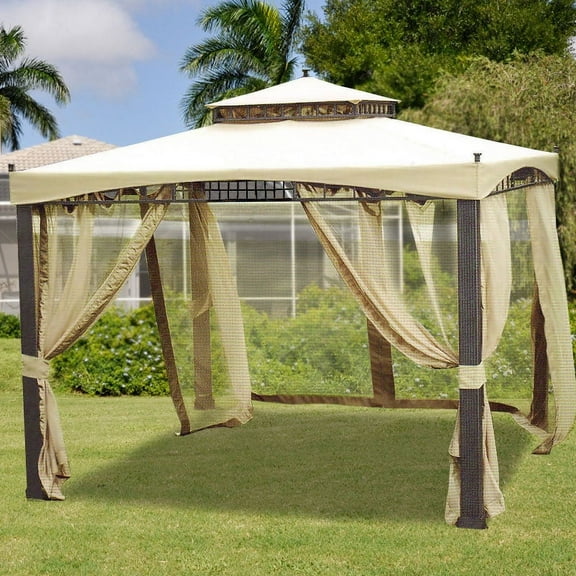 Garden Winds Replacement Canopy Top for Sydney Gazebo - Riplock 350