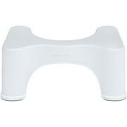 Squatty Potty 9 in Plastic Toilet Stool, White