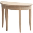 thumbnail image 1 of Miniature Furniture Mini House Half Round Table Craft Furniture for Kids, 1 of 8