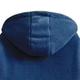 thumbnail image 5 of USNSM (M-5XL) Mens Big and Tall Thick Fleece Winter Coat Zip Up Fuzzy Sherpa Hoodie Sweatshirt Quilted Lined Warm Jacket Blue XL, 5 of 5