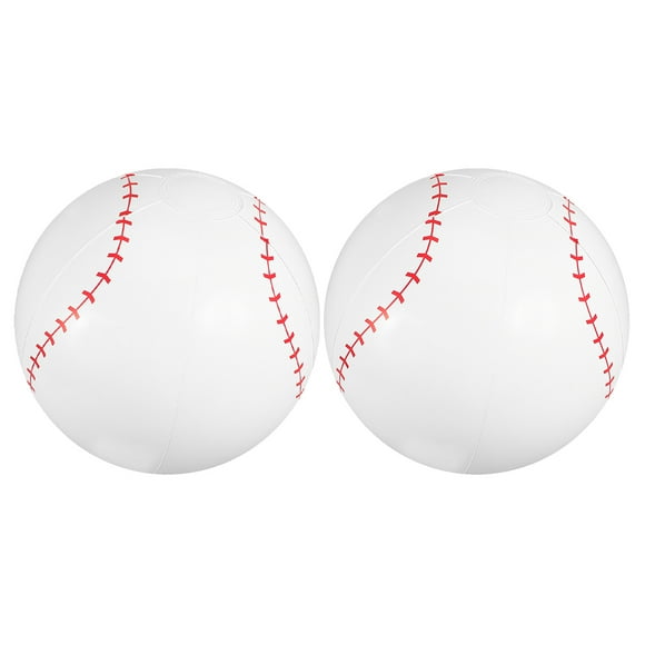 CIMAXIC Fête 2 Pcs Balles Gonflables Piscine Baseball Gonflable Été Plage Balles Natation Balles Gonflables Fête Jouer Balles Gonflables,8.66"X8.66"X8.66 Pouces
