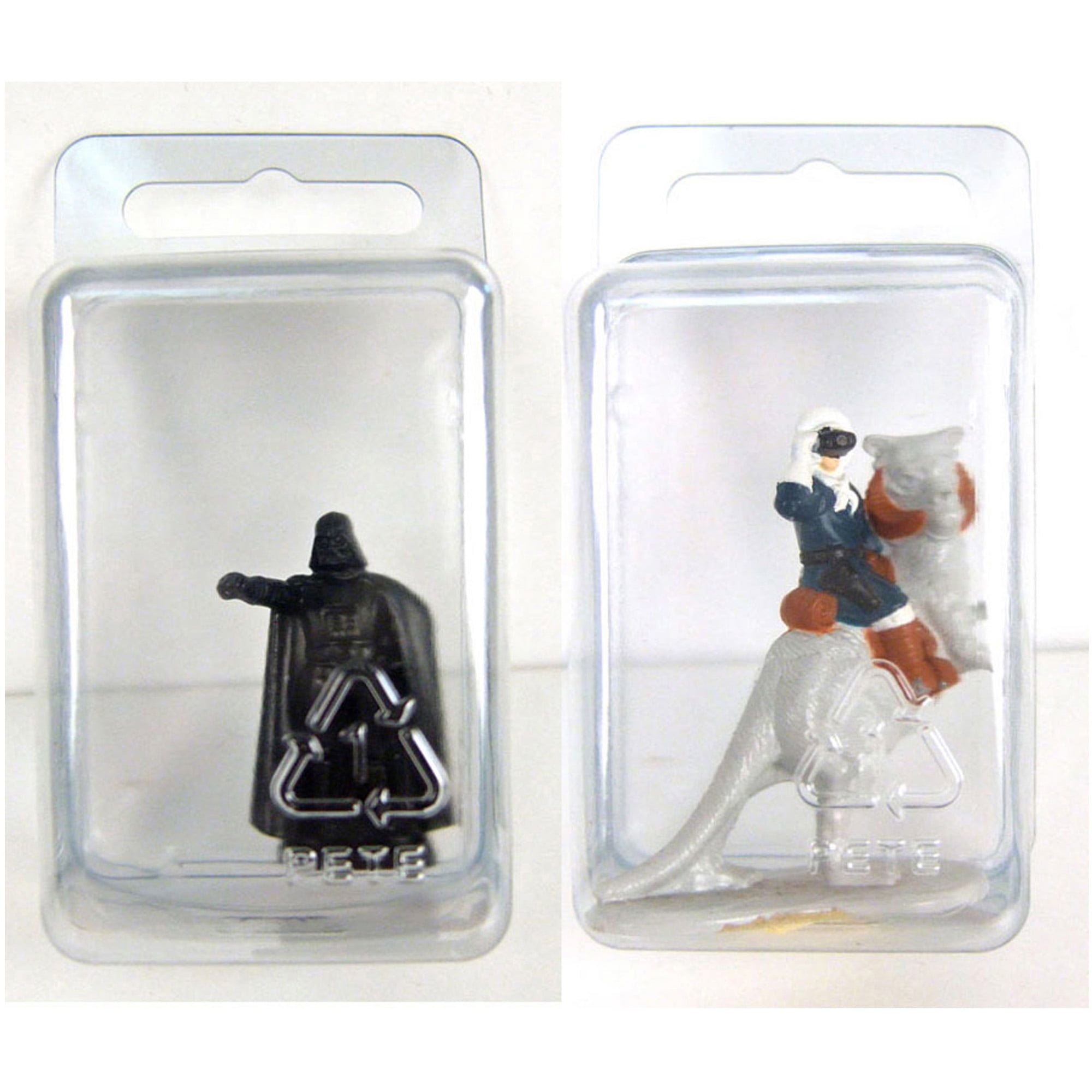 Collecting Warehouse Clear Plastic Clamshell Package / Storage Container, 2.31" H x 1.5" W x 1.25" D, Pack of 100