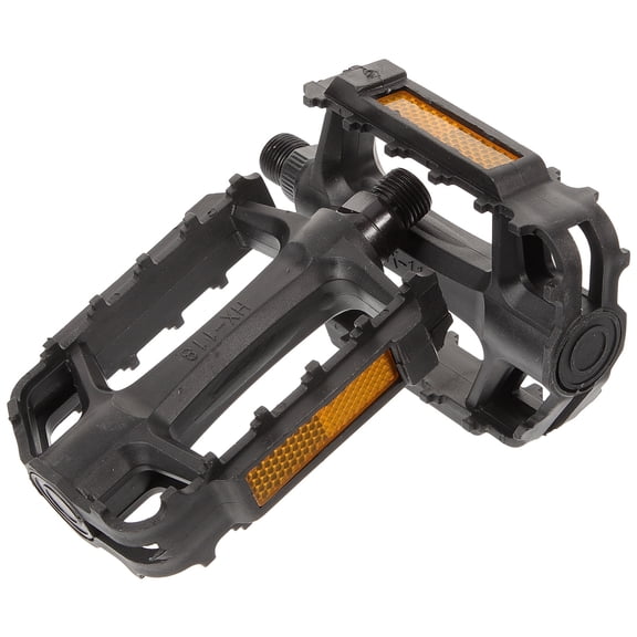 FUEENIRVA Cycling Accessories Foldable Design Bike Pedals Black 2Pcs
