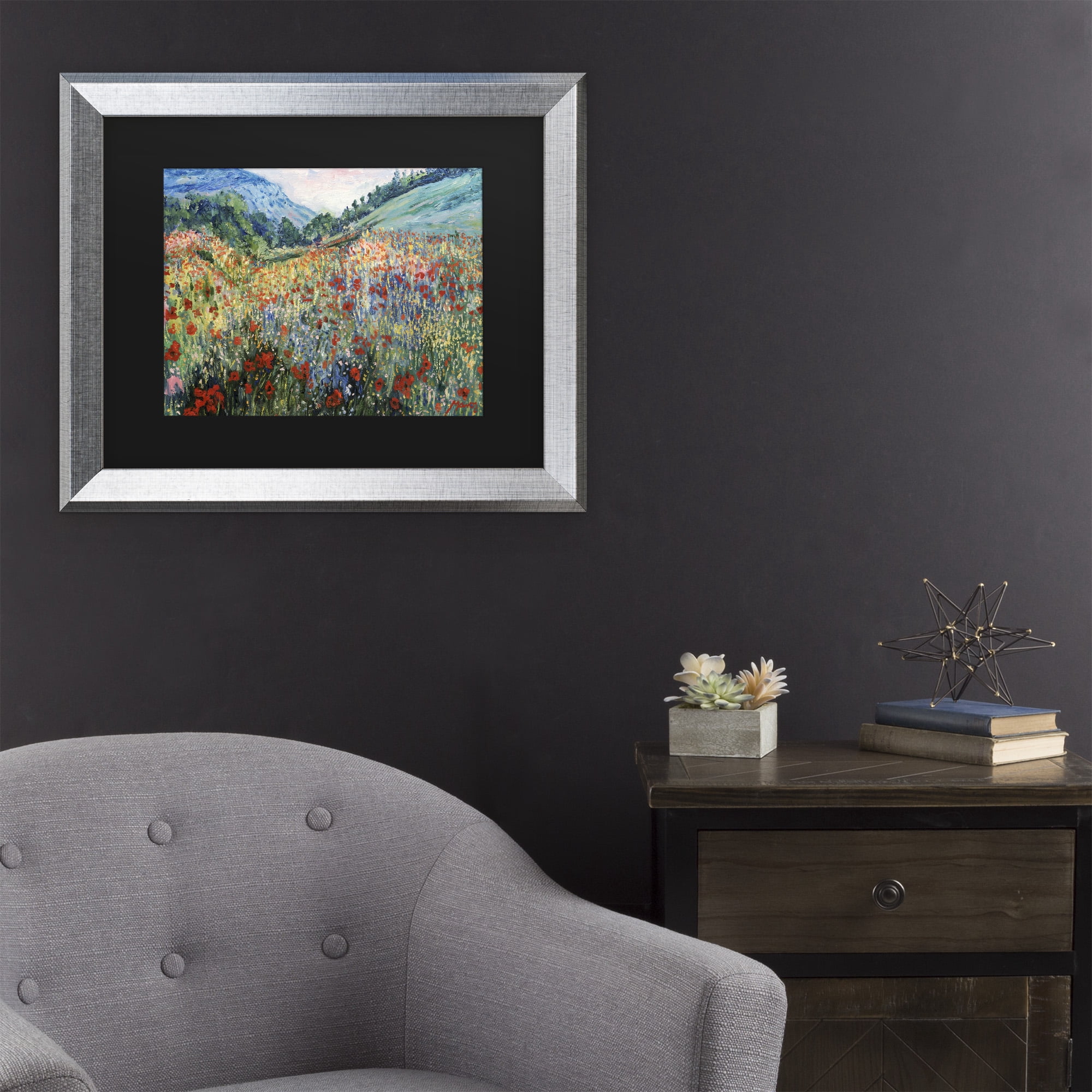 Trademark Fine Art 'Field of Wild Flowers' Canvas Art by Masters Fine Art