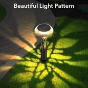 Solar Pathway Lights, 6 Pack Waterproof Outdoor Garden Lights with 8 Lighting Modes