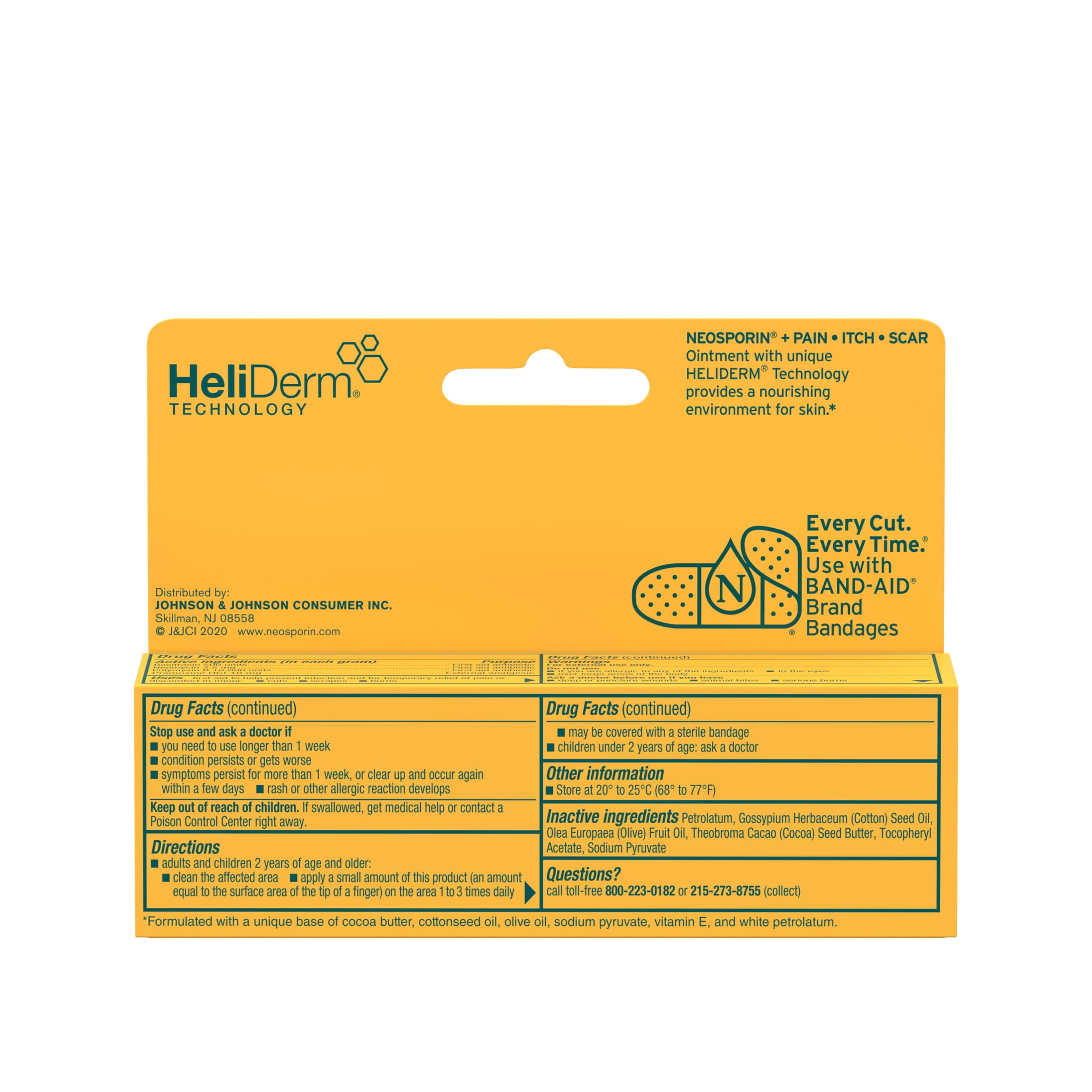 (3 pack) Neosporin + Pain, Itch, Scar First Aid Antibiotic Ointment, 1 oz