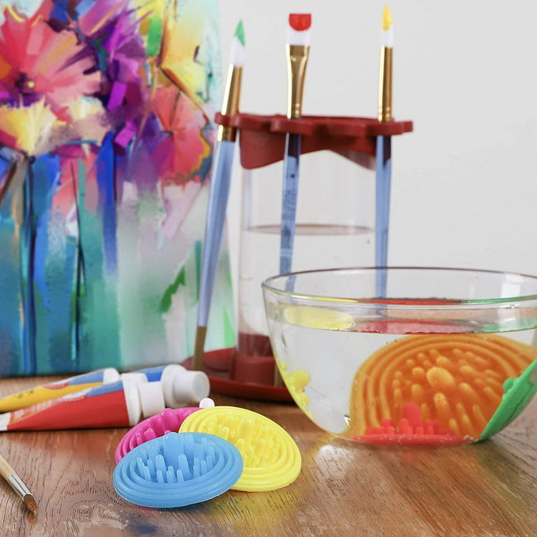  Paint Brush Washer, Reusable Collapsible Painting
