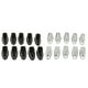 thumbnail image 5 of 10x Drum Clamp Set de Batería Bass Drum Lugs Claws Piezas de Repuesto - Plateado, se describe Plata Hugo Gancho para Garra de Tambor, 5 of 10