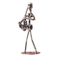 thumbnail image 4 of Estatua de hombre músico, figura de mesa de músico, escultura de músico, figura artística para fiesta, oficina, entrada, mesa, festival Saxófono, 4 of 8