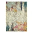 thumbnail image 3 of Unique Loom Chromatic Collection Area Rug - Tybee (9' x 12' 2" Rectangle Beige/Blue), 3 of 7