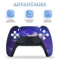thumbnail image 4 of Earth Galaxy Space PS5/PS5 Pro/PS5 Slim Digital Disc Skin Sticker For Console And Controller Skins, 4 of 7