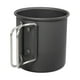 thumbnail image 1 of Taza de té Taza de camping Mango plegable 0.3L Vajilla portátil Ahorro de espacio Botella Tazleación Taza de agua multifunción para mochilero Pesca Negro SM SunniMix Taza al aire libre, 1 of 8