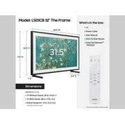 SAMSUNG 32 Class LS03B The Frame QLED HDR Smart TV - QN32LS03CBFXZA