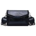 thumbnail image 1 of Bolso de un solo hombro para mujer, bolso de mensajero de piel sintética para citas, bolso de mensajero con forma retro, 1 of 5