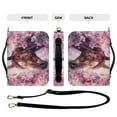 thumbnail image 4 of Kuiaobaty Horse Cherry Blossom Print Bible Cover with Handle and Shoulder Strap, PU Leather Carrying Case Tote Bag Waterproof Church Bag Book Accessories Christian Gift for Women Men, 2XL, 4 of 7