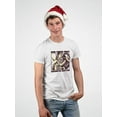 thumbnail image 2 of Bad Vibes Only Creepy Krampus Holiday Men's Tshirt, 2 of 4