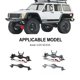 thumbnail image 3 of Eje Trasero Vogacara RC GOFFLOW CNC para 1/10 Axial SCX10 Crawler Accesorios Negro, 3 of 6