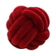 thumbnail image 3 of Nudo Almohada Bola Gruesa Cómoda Almohadas Anudadas Para Sala De Estar Hogar Sofá Rojo, 3 of 9